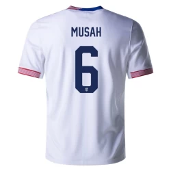 Koszulka Piłkarska Musah #6 USA Copa America 2024 Domowa Męska