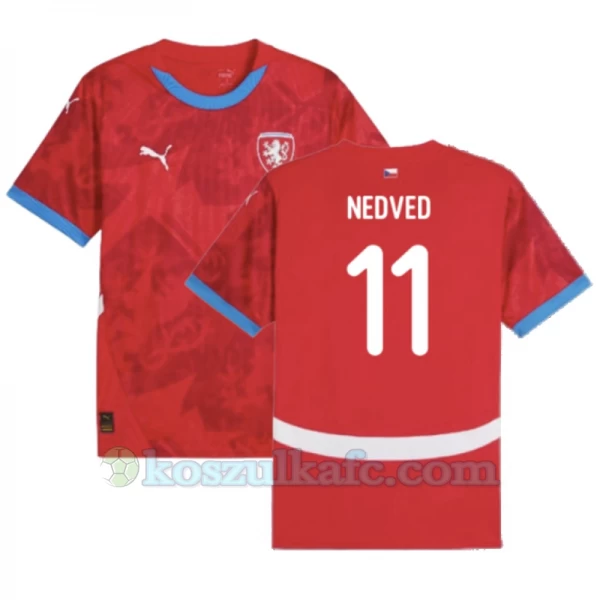 Koszulka Piłkarska Nedved #11 Republika Czeska Mistrzostwa Europy 2024 Domowa Męska