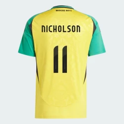 Koszulka Piłkarska Nicholson #11 Jamajka Copa America 2024 Domowa Męska