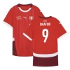 Koszulka Piłkarska Okafor #9 Szwajcaria Mistrzostwa Europy 2024 Domowa Męska