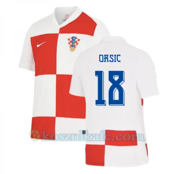 Koszulka Piłkarska Orsic #18 Chorwacja Mistrzostwa Europy 2024 Domowa Męska