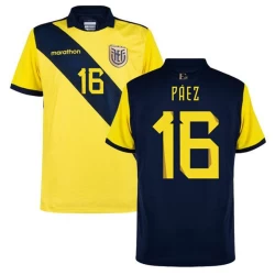 Koszulka Piłkarska Paez #16 Ekwador Copa America 2024 Domowa Męska
