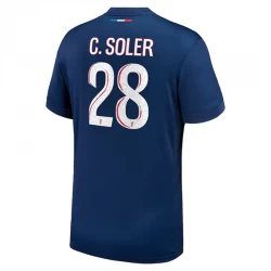 Koszulka Piłkarska Paris Saint-Germain PSG C.Soler #28 2024-25 Domowa Męska