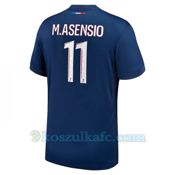 Koszulka Piłkarska Paris Saint-Germain PSG M.Asensio #11 2024-25 Domowa Męska