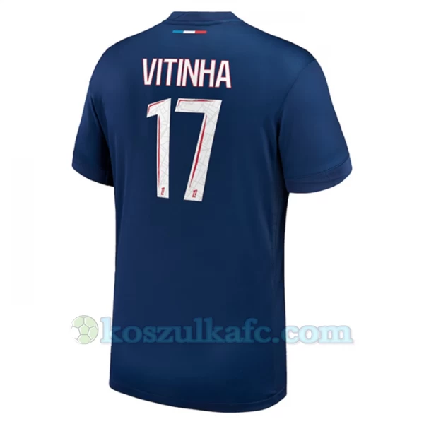 Koszulka Piłkarska Paris Saint-Germain PSG Vitinha #17 2024-25 Domowa Męska