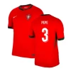 Koszulka Piłkarska Pepe #3 Portugalia Mistrzostwa Europy 2024 Domowa Męska