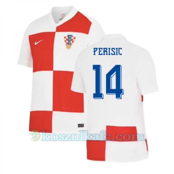 Koszulka Piłkarska Perisic #14 Chorwacja Mistrzostwa Europy 2024 Domowa Męska