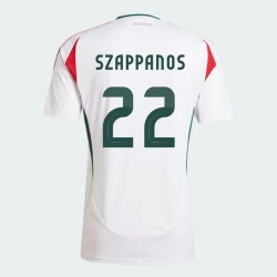 Koszulka Piłkarska Peter Szappanos #17 Węgry Mistrzostwa Europy 2024 Wyjazdowa Męska