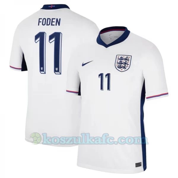 Koszulka Piłkarska Phil Foden #11 Anglia Mistrzostwa Europy 2024 Domowa Męska