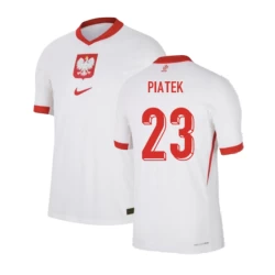 Koszulka Piłkarska Piatek #23 Polska Mistrzostwa Europy 2024 Domowa Męska