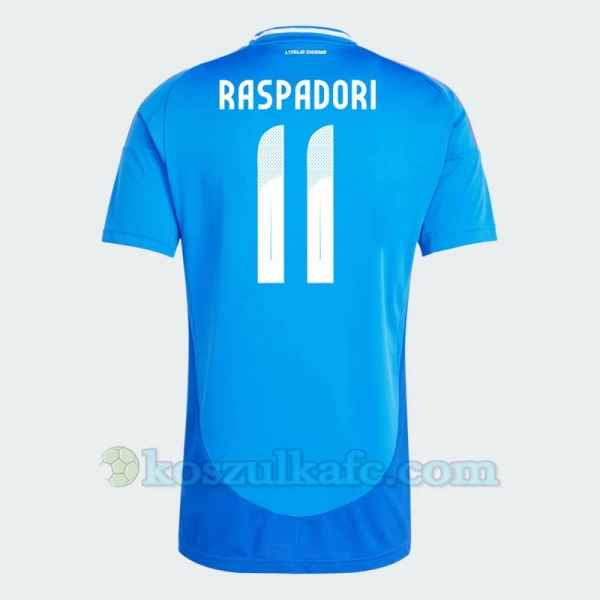 Koszulka Piłkarska Raspadori #11 Włochy Mistrzostwa Europy 2024 Domowa Męska