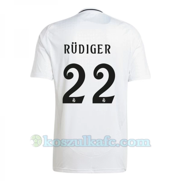 Koszulka Piłkarska Real Madryt Antonio Rudiger #22 2024-25 Domowa Męska