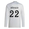 Koszulka Piłkarska Real Madryt Antonio Rudiger #22 2024-25 Domowa Męska Długi Rękaw
