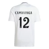 Koszulka Piłkarska Real Madryt Camavinga #12 2024-25 Domowa Męska
