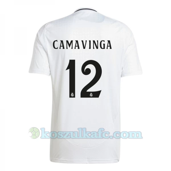 Koszulka Piłkarska Real Madryt Camavinga #12 2024-25 Domowa Męska