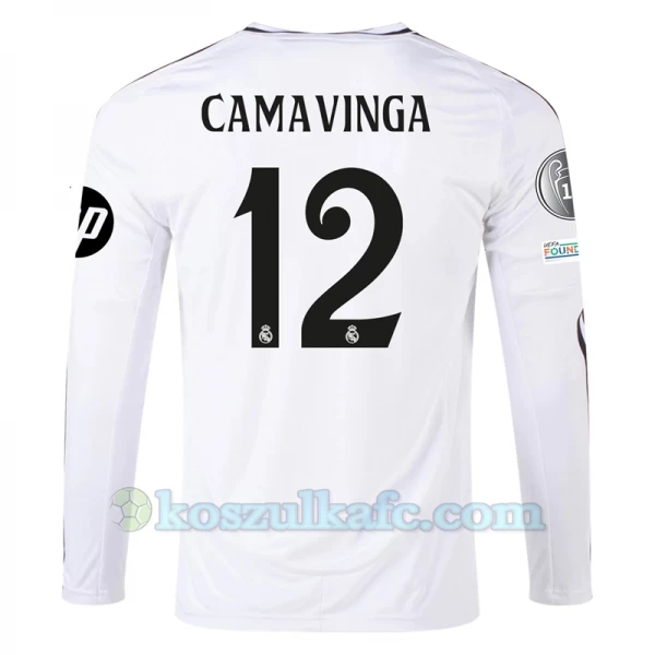Koszulka Piłkarska Real Madryt Carvajal #12 2024-25 HP Domowa Męska Długi Rękaw