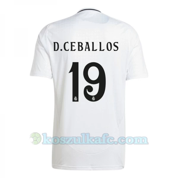 Koszulka Piłkarska Real Madryt D. Ceballos #19 2024-25 Domowa Męska