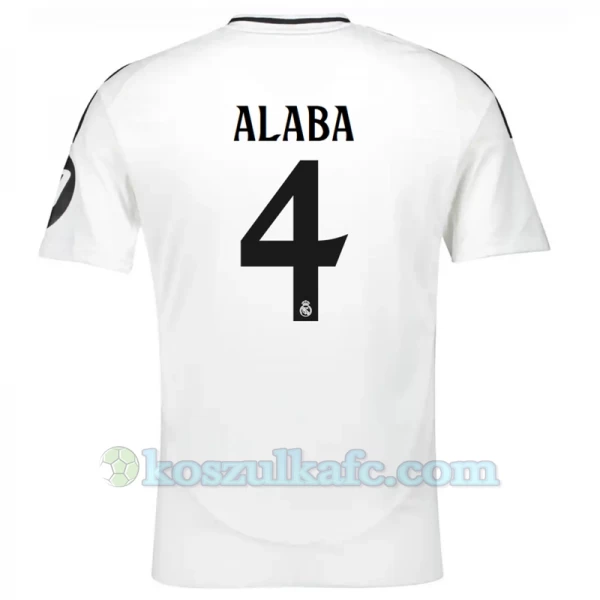 Koszulka Piłkarska Real Madryt David Alaba #4 2024-25 HP Domowa Męska