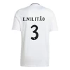 Koszulka Piłkarska Real Madryt E. Militao #3 2024-25 Domowa Męska