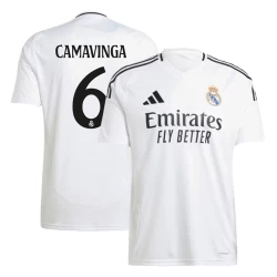 Koszulka Piłkarska Real Madryt Eduardo Camavinga #6 2024-25 Domowa Męska