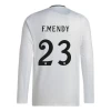 Koszulka Piłkarska Real Madryt F. Mendy #23 2024-25 Domowa Męska Długi Rękaw