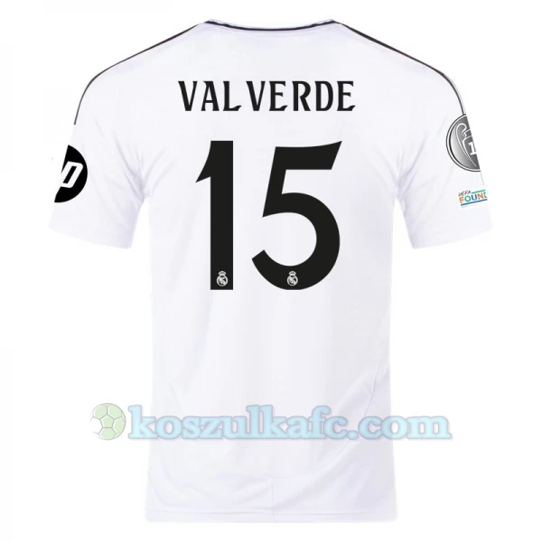Koszulka Piłkarska Real Madryt Federico Valverde #15 2024-25 HP Domowa Męska