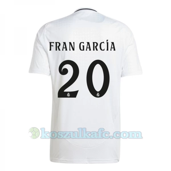 Koszulka Piłkarska Real Madryt Fran Garcia #20 2024-25 Domowa Męska