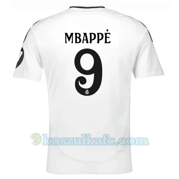 Koszulka Piłkarska Real Madryt Kylian Mbappé #9 2024-25 HP Domowa Męska