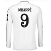 Koszulka Piłkarska Real Madryt Kylian Mbappé #9 2024-25 HP Domowa Męska Długi Rękaw