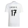 Koszulka Piłkarska Real Madryt Lucas V. #17 2024-25 Domowa Męska
