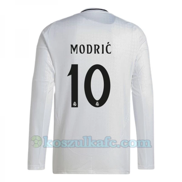 Koszulka Piłkarska Real Madryt Luka Modrić #10 2024-25 Domowa Męska Długi Rękaw
