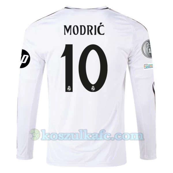 Koszulka Piłkarska Real Madryt Luka Modrić #10 2024-25 HP Domowa Męska Długi Rękaw