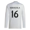 Koszulka Piłkarska Real Madryt Odriozola #16 2024-25 Domowa Męska Długi Rękaw