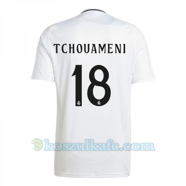 Koszulka Piłkarska Real Madryt Tchouameni #18 2024-25 Domowa Męska