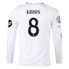 Koszulka Piłkarska Real Madryt Toni Kroos #8 2024-25 HP Domowa Męska Długi Rękaw