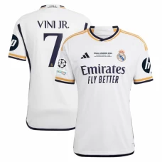 Koszulka Piłkarska Real Madryt Vinicius Junior #7 2023-24 Final London HP Domowa Męska
