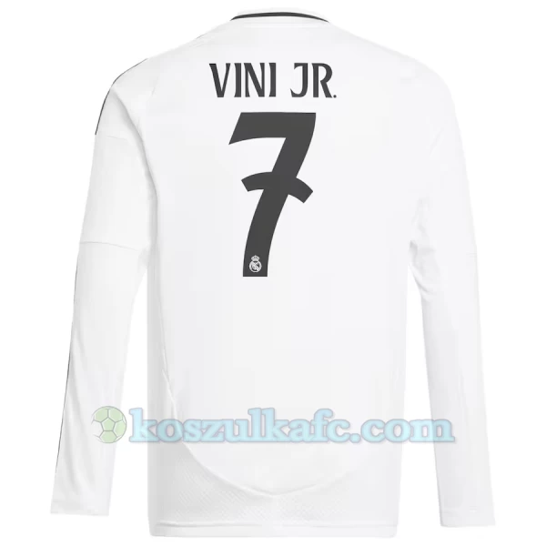 Koszulka Piłkarska Real Madryt Vinicius Junior #7 2024-25 Domowa Męska Długi Rękaw