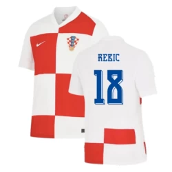 Koszulka Piłkarska Rebic #18 Chorwacja Mistrzostwa Europy 2024 Domowa Męska