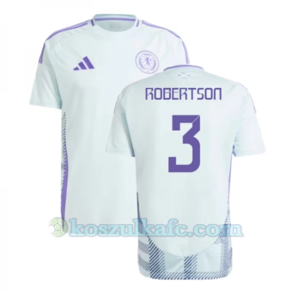 Koszulka Piłkarska Robertson #3 Szkocja Mistrzostwa Europy 2024 Wyjazdowa Męska