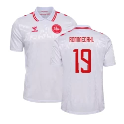Koszulka Piłkarska Rommedahl #19 Dania Mistrzostwa Europy 2024 Wyjazdowa Męska