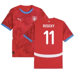 Koszulka Piłkarska Rosicky #11 Republika Czeska Mistrzostwa Europy 2024 Domowa Męska