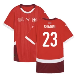Koszulka Piłkarska Shaqiri #23 Szwajcaria Mistrzostwa Europy 2024 Domowa Męska