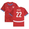 Koszulka Piłkarska Soucek #22 Republika Czeska Mistrzostwa Europy 2024 Domowa Męska