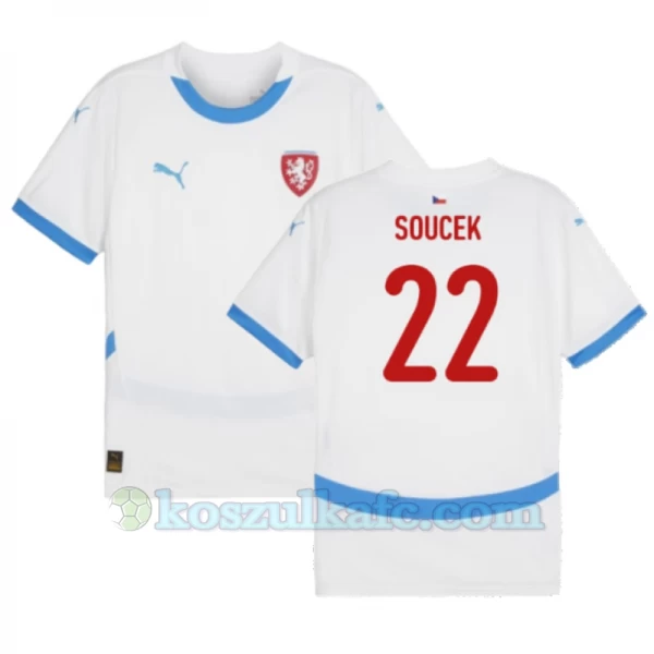 Koszulka Piłkarska Soucek #22 Republika Czeska Mistrzostwa Europy 2024 Wyjazdowa Męska
