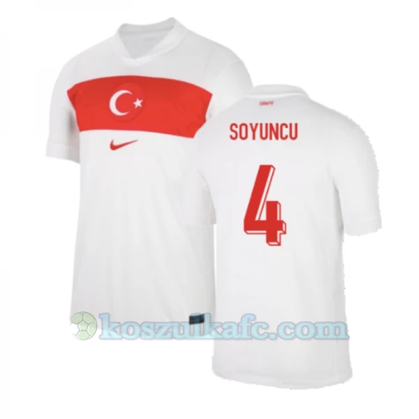 Koszulka Piłkarska Soyuncu #4 Turcja Mistrzostwa Europy 2024 Domowa Męska