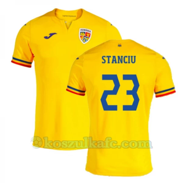 Koszulka Piłkarska Stanciu #23 Rumunia Mistrzostwa Europy 2024 Domowa Męska