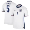 Koszulka Piłkarska Stones #5 Anglia Mistrzostwa Europy 2024 Domowa Męska