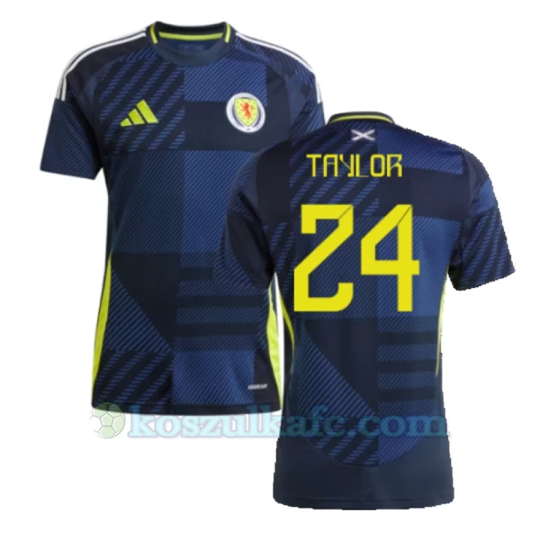 Koszulka Piłkarska Taylor #24 Szkocja Mistrzostwa Europy 2024 Domowa Męska