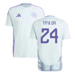 Koszulka Piłkarska Taylor #24 Szkocja Mistrzostwa Europy 2024 Wyjazdowa Męska