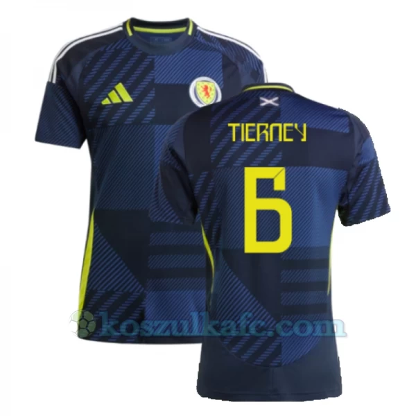 Koszulka Piłkarska Tierney #6 Szkocja Mistrzostwa Europy 2024 Domowa Męska